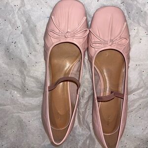 Anthropologie Soft Pink Loafers